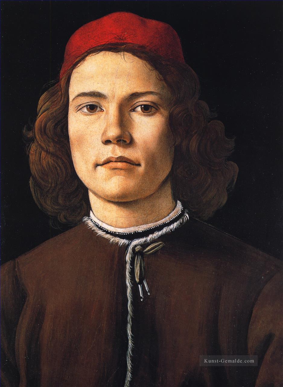 Sandro Porträt eines jungen Mannes Sandro Botticelli Ölgemälde